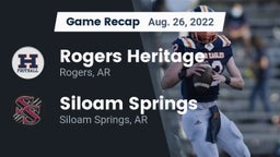 Recap: Rogers Heritage  vs. Siloam Springs  2022