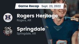 Recap: Rogers Heritage  vs. Springdale  2022