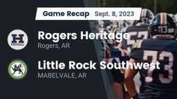 Recap: Rogers Heritage  vs. Little Rock Southwest  2023