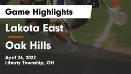 Lakota East  vs Oak Hills  Game Highlights - April 26, 2022