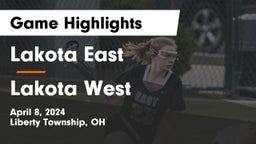 Lakota East  vs Lakota West  Game Highlights - April 8, 2024