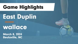 East Duplin  vs wallace  Game Highlights - March 8, 2024