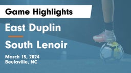 East Duplin  vs South Lenoir Game Highlights - March 15, 2024