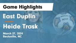 East Duplin  vs Heide Trask Game Highlights - March 27, 2024