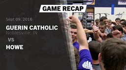 Recap: Guerin Catholic  vs. Howe  2016