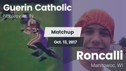 Matchup: Guerin Catholic vs. Roncalli  2017