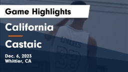 California  vs Castaic Game Highlights - Dec. 6, 2023