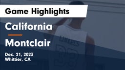 California  vs Montclair  Game Highlights - Dec. 21, 2023