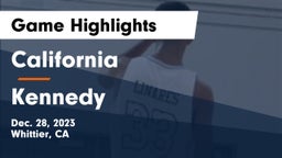 California  vs Kennedy Game Highlights - Dec. 28, 2023