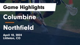 Columbine  vs Northfield  Game Highlights - April 10, 2024