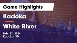 Kadoka  vs White River  Game Highlights - Feb. 22, 2024