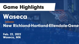 Waseca  vs New Richland-Hartland-Ellendale-Geneva  Game Highlights - Feb. 22, 2022
