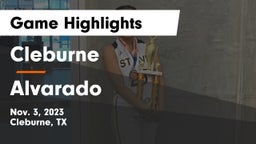 Cleburne  vs Alvarado  Game Highlights - Nov. 3, 2023