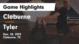 Cleburne  vs Tyler  Game Highlights - Dec. 28, 2023