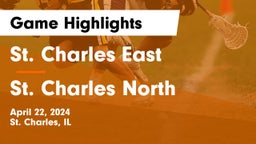 St. Charles East  vs St. Charles North  Game Highlights - April 22, 2024