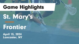 St. Mary's  vs Frontier  Game Highlights - April 15, 2024