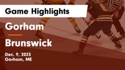 Gorham  vs Brunswick  Game Highlights - Dec. 9, 2023