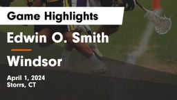 Edwin O. Smith  vs Windsor  Game Highlights - April 1, 2024