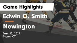 Edwin O. Smith  vs Newington  Game Highlights - Jan. 10, 2024