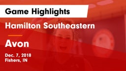 Hamilton Southeastern  vs Avon  Game Highlights - Dec. 7, 2018