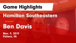 Hamilton Southeastern  vs Ben Davis  Game Highlights - Nov. 9, 2019