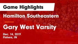 Hamilton Southeastern  vs Gary West Varsity Game Highlights - Dec. 14, 2019