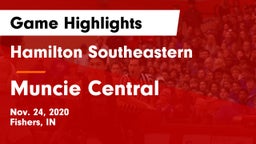 Hamilton Southeastern  vs Muncie Central  Game Highlights - Nov. 24, 2020