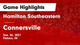 Hamilton Southeastern  vs Connersville  Game Highlights - Jan. 26, 2021