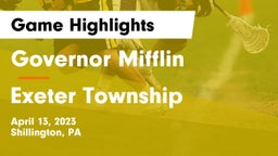 Governor Mifflin  vs Exeter Township  Game Highlights - April 13, 2023