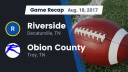 Recap: Riverside  vs. Obion County  2017