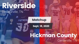 Matchup: Riverside High vs. Hickman County  2020
