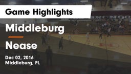 Middleburg  vs Nease  Game Highlights - Dec 02, 2016