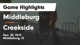 Middleburg  vs Creekside  Game Highlights - Dec. 20, 2019