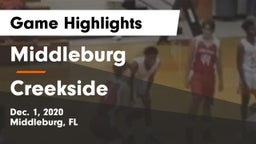 Middleburg  vs Creekside  Game Highlights - Dec. 1, 2020