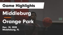 Middleburg  vs Orange Park  Game Highlights - Dec. 10, 2020