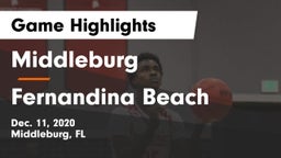 Middleburg  vs Fernandina Beach  Game Highlights - Dec. 11, 2020