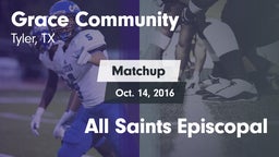 Matchup: Grace Community vs. All Saints Episcopal  2016