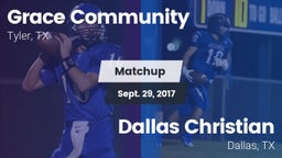 Matchup: Grace Community vs. Dallas Christian  2017