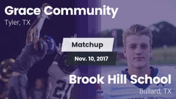 Matchup: Grace Community vs. Brook Hill School 2017