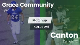 Matchup: Grace Community vs. Canton  2018