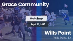 Matchup: Grace Community vs. Wills Point  2018