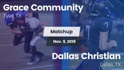 Matchup: Grace Community vs. Dallas Christian  2018