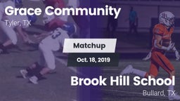 Matchup: Grace Community vs. Brook Hill School 2019