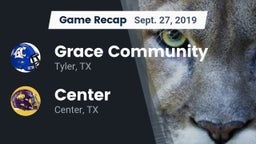 Recap: Grace Community  vs. Center  2019