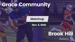 Matchup: Grace Community vs. Brook Hill   2020