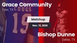 Matchup: Grace Community vs. Bishop Dunne  2020
