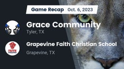 Recap: Grace Community  vs. Grapevine Faith Christian School 2023