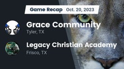 Recap: Grace Community  vs. Legacy Christian Academy  2023