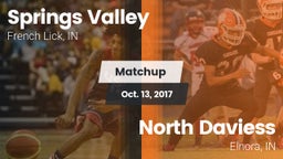 Matchup: Springs Valley High vs. North Daviess  2017