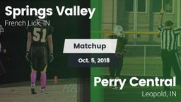 Matchup: Springs Valley High vs. Perry Central  2018